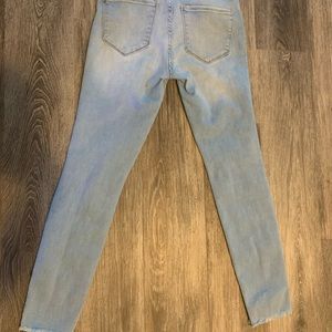 ripped Abercrombie & fitch skinny jeans